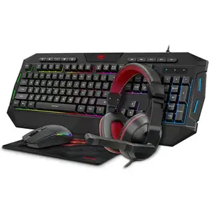 Игровой комплект Havit KB501CM 4-в-1 Клавиатура Мышь Гарнитура, Душанбе