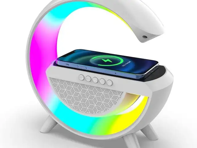Настольная колонка Led Wireless charger speaker HM-2301, Душанбе