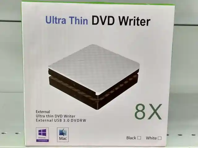 Внешний USB 3.0 DVD-RW дисковод Ultra Thin DVD Writer 8X, Душанбе