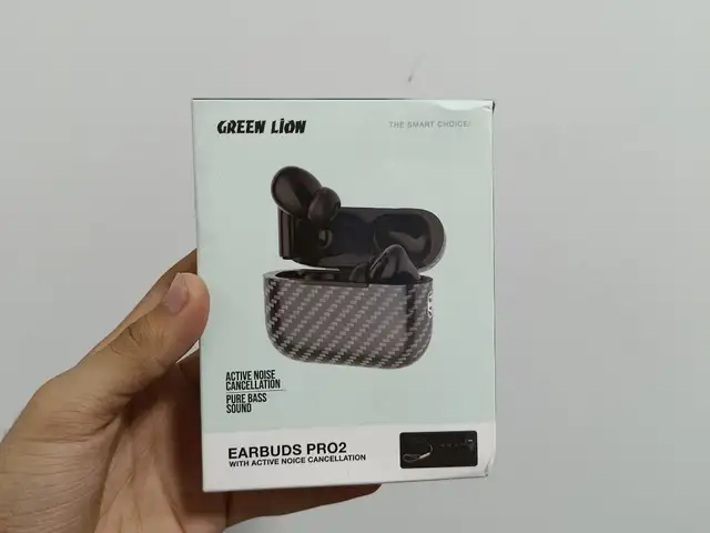 Беспроводные наушники Green Lion Earbuds Pro2 with ANC Carbon Black, Душанбе