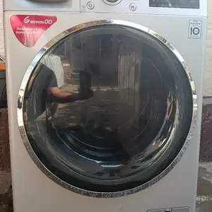 Стиральная машина автомат LG invertor 8кг, Душанбе