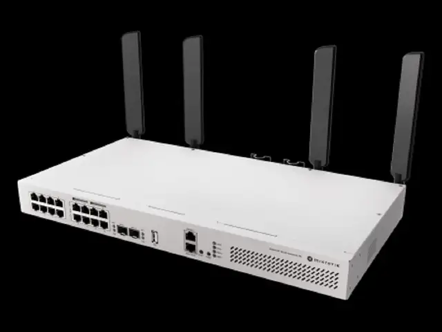 PoE коммутатор MikroTik CRS418-8P-8G-2S+5axQ2axQ-RM, Душанбе