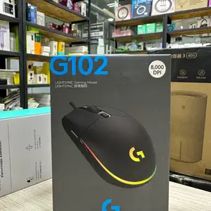 Проводная игровая мышь Logitech G102 черная, Душанбе