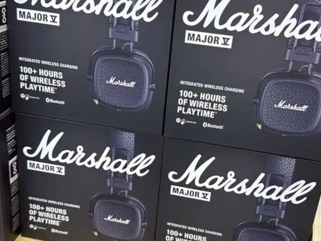Беспровоныйе наушники Marshall Major V синий Оригинал, Душанбе
