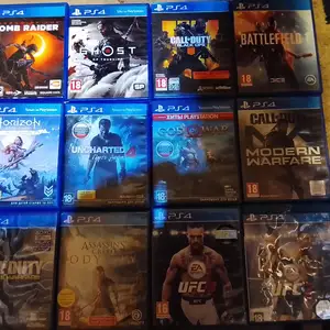 Диски с играми от Play Station 4, Душанбе