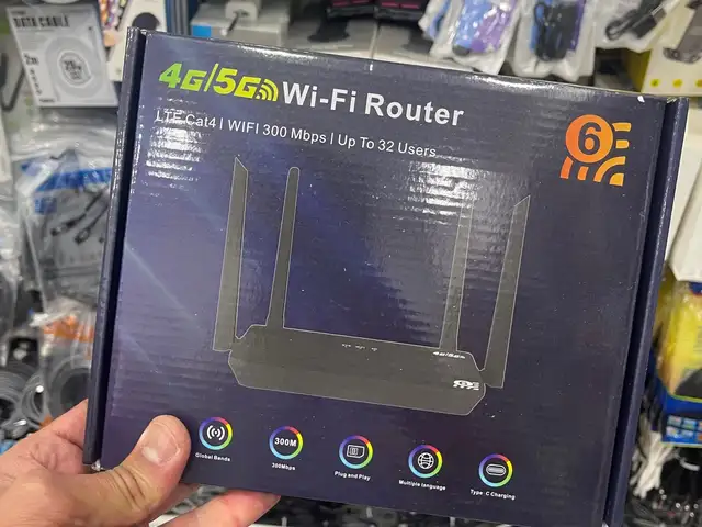 Роутер CP108 4G LTE CPE WiFi роутер 150 Мбит/с с 4 антеннами, Душанбе