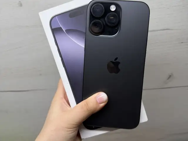 Apple iPhone 16 Pro Max, 256 gb, Black Titanium, Душанбе