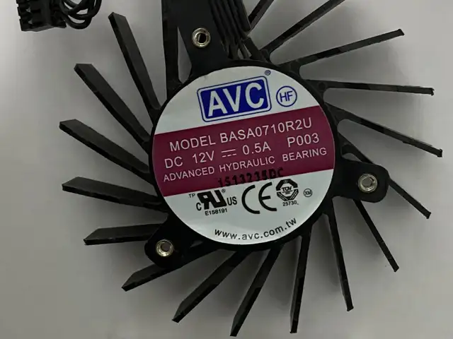 Кулер для ноутбук BASA0710R2U видеокарты ATI NVIDIA 4pin, Душанбе