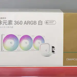 Водяное охлаждение для процессора DeepCool 360 ARGB White, Душанбе