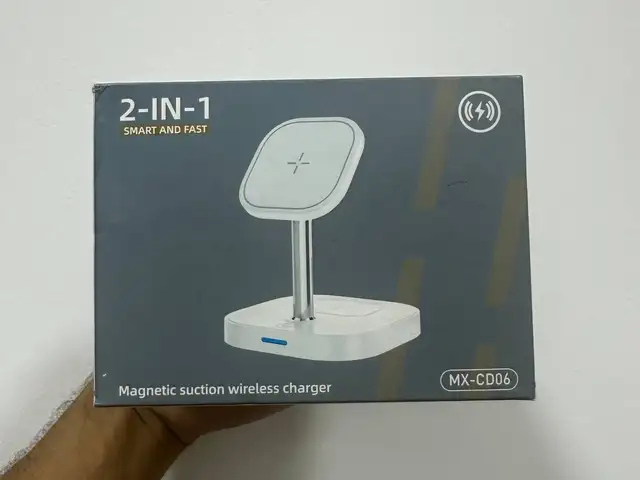 Магнитное беспроводное зарядное устройство CD06 Magnetic Suction Wireless Charge, Душанбе