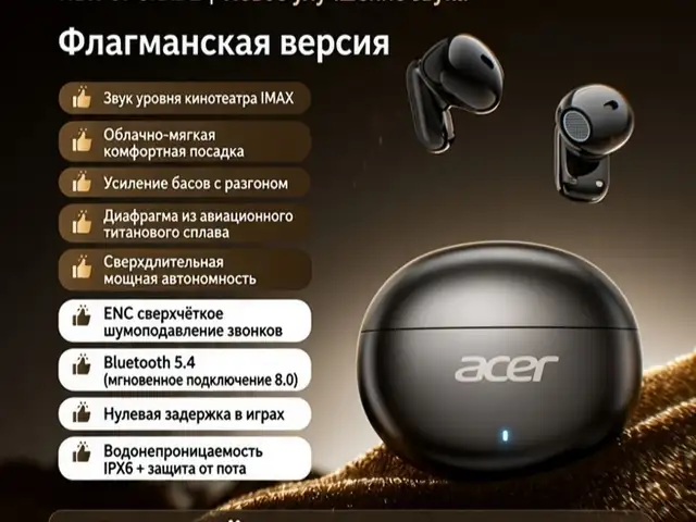 Наушники Acer, Худжанд