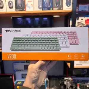 Беспроводная клавиатура DarkFlash V200 white, Душанбе