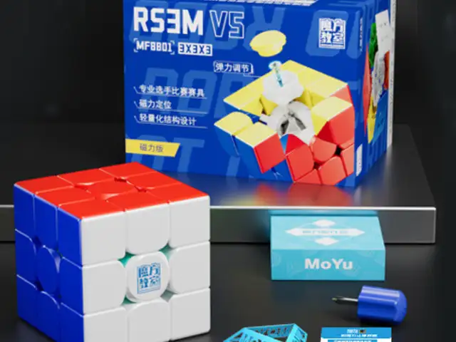 Магнитный скоростной кубик Рубика MoYu RS3M V5. С технологией MagLev Ball-Core, Душанбе