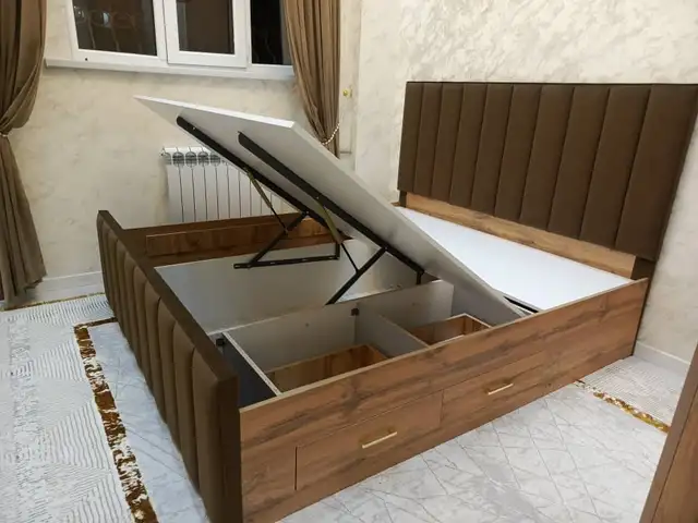 Двухспальная кровать с медицинским матрасром, Душанбе