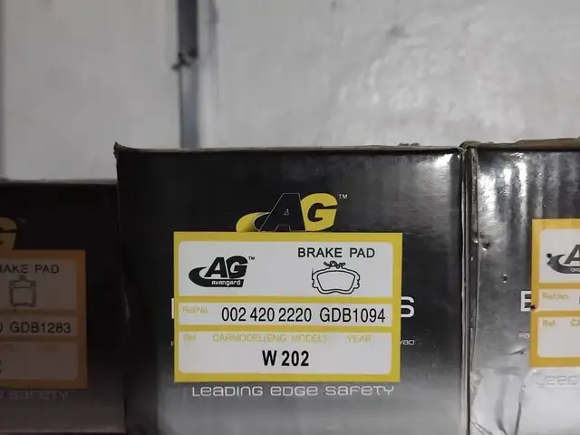 Передние тормозные колодки AG от Mercedes-Benz W202, Душанбе