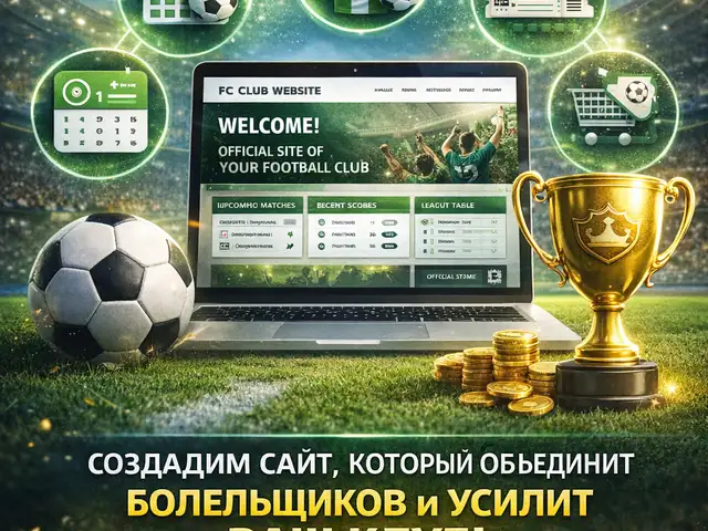 Создание сайта для вашего футбольного клуба, Душанбе