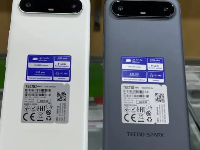 Tecno Spark Slim 16/256Gb AMOLED 144Гц, Душанбе