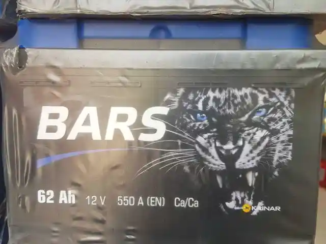 Аккумулятор Bars 62Ah, Душанбе