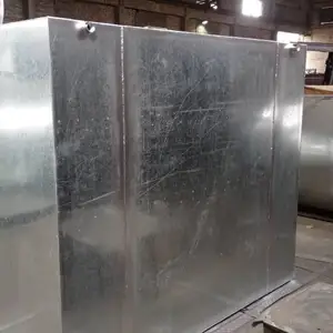 Бочка оцинкованная квадратная 2000 л, толщина 2 мм, Душанбе