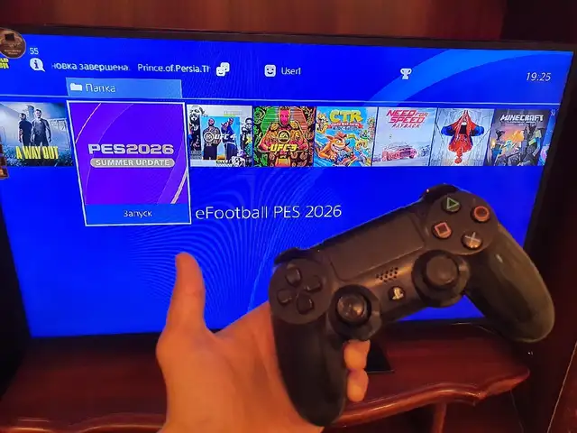 Игровая приставка Sony PlayStation 4 2джойстик GOLD - Hen 9.00 + 32 игр, Душанбе
