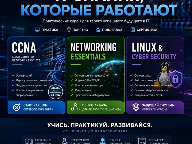 Курсы Cisco, CCNA, Linux, Cyber Security, IT, Networking, Душанбе