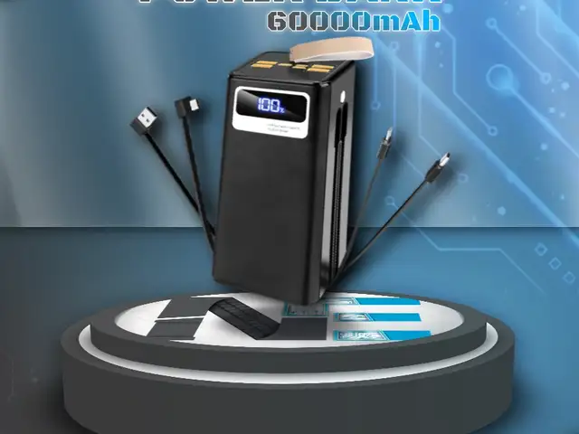 Внешний аккумулятор 60000мАч быстрая зарядка Power Bank, Душанбе