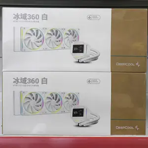 Жидкостное охлаждение с LCD дисплеем DeepCool LM-360 White, Душанбе