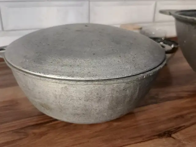 Казан литой алюминиевый с крышкой, Душанбе