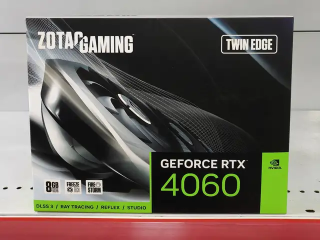 Видеокарта Zotac Gaming RTX 4060 GDDR6 8GB Twin Edge, Душанбе
