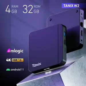 Андроид смарт ТВ приставка Tanix W2 с пультом голосового управления, Душанбе