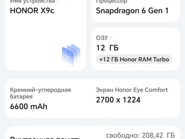 Honor X9c 12/256gb, Худжанд
