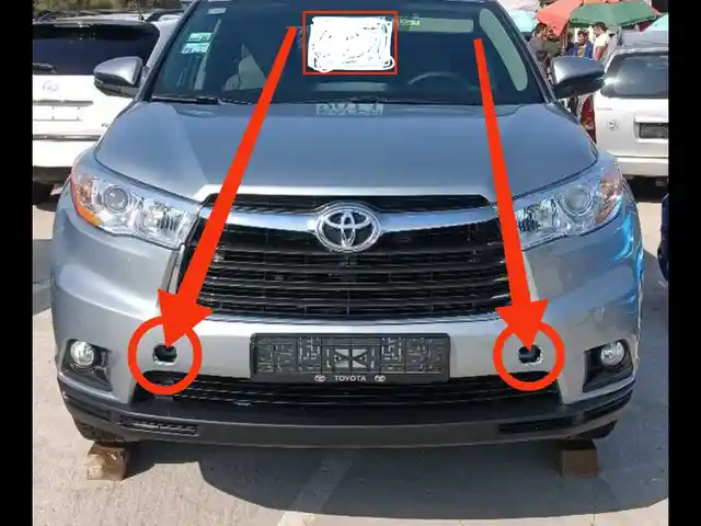 Буксировочные заглушки от Toyota Highlander 2014-2016, Душанбе