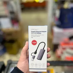 USB / Type-C Gigabit Ethernet Adapter RJ45, Хуҷанд