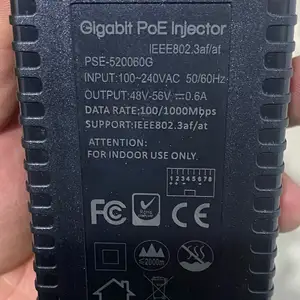 Инжектор Gigabit PoE 48V-56V 0.6A, Душанбе