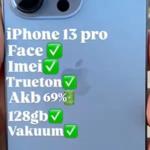 Apple iPhone 13 Pro, 128 gb, Sierra Blue, Душанбе