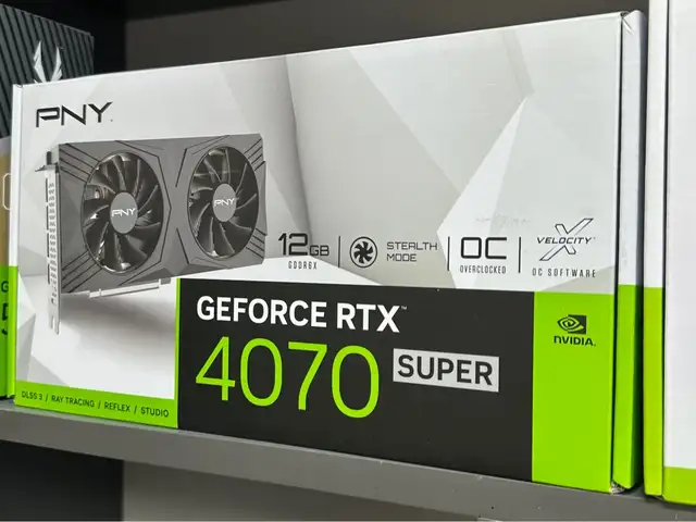 Видеокарта PNY RTX 4070 Super 12G, Душанбе