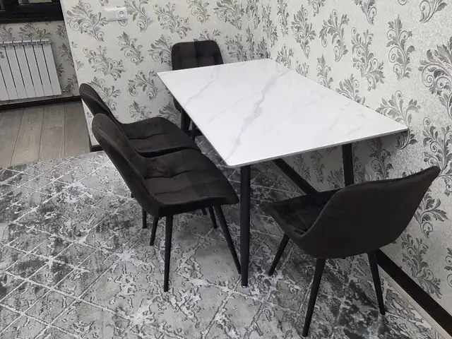 Стол и стулья мраморные, Душанбе