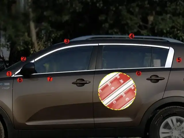 Накладка окон для KIA Sportage, Хуҷанд