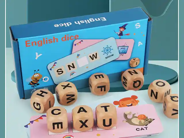 Детская развивающая игра Монтессори с буквами, Душанбе
