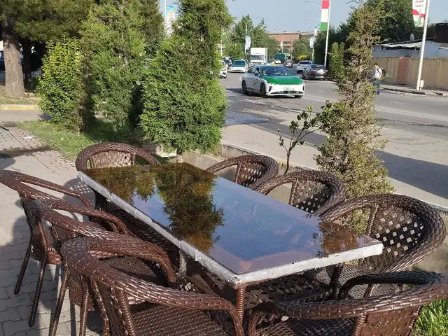 Стол ва стули плетенный, Душанбе