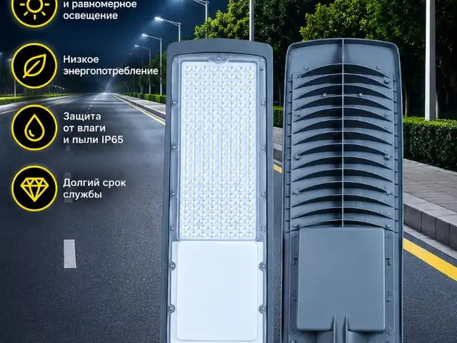 Светодиодный уличный светильник, Душанбе