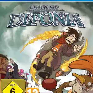 Игра Chaos on deponia для PS-4 / 6.72 / 9.00 / 11.00 / 11.52 / 13.00 /, Душанбе