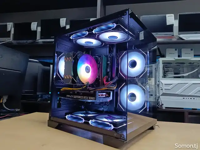 Игровой Персональный Компьютер Core i5-14400F / RTX 5060 8GB / 16GB / 512GB SSD, Душанбе