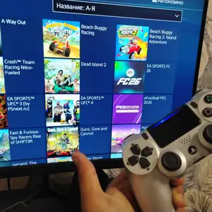 Игровая приставка Ps4 Slim 2 джойстик vrtts 1.1, Душанбе