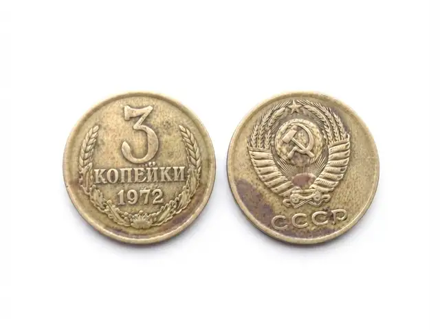 3 копейки СССР, 1972 год, Душанбе