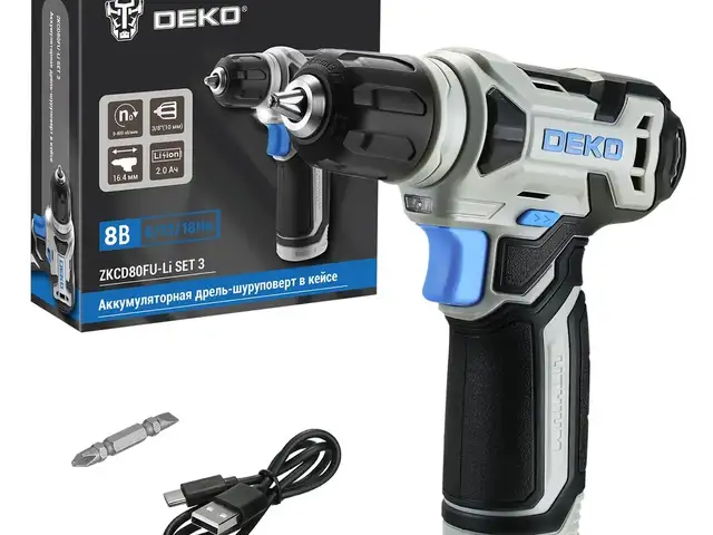 Шуруповерт аккумуляторная 8V Deko DKCD08XL01, Душанбе