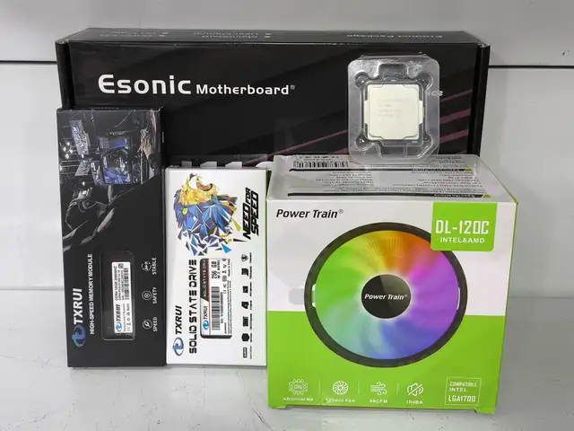 Материнская плата с процессором Core i5 7500\DDR4 16GB\SSD M.2 256GB, Душанбе