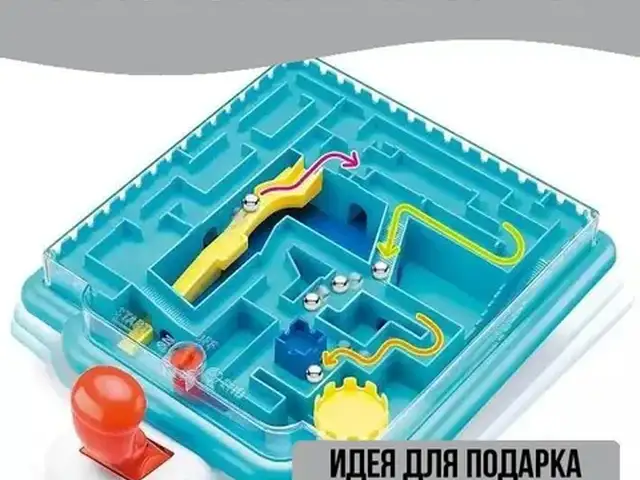Настольная игра-головоломка Лабиринт с джойстиком, Душанбе