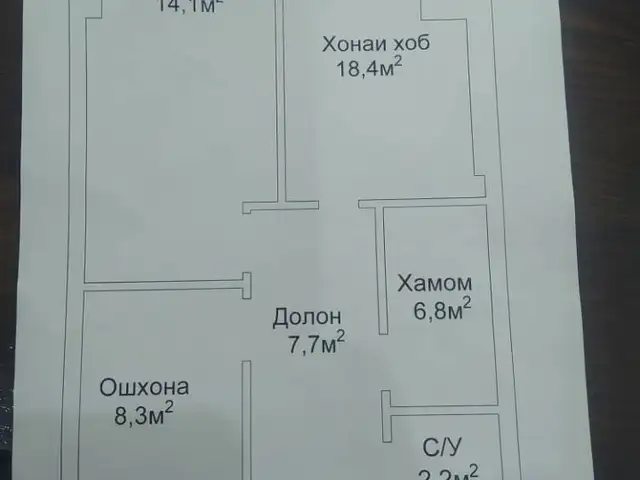 2-комн. квартира, 9 этаж, 60 м², н.фирдавси, Душанбе