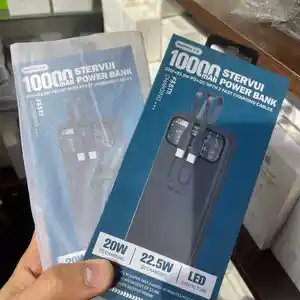 Внешний аккумулятор Remax RPP-619 10000mAh, черный, Душанбе